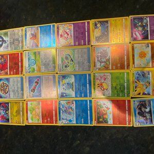 lot of 20 shiny pokemon cards